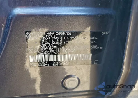 2018 Toyota Rav4 Se z USA, uszkodzony, nr VIN JTMNFREVXJJ156331